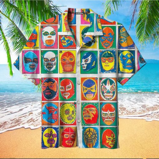 1995 Masked Wrestler Retro Hawaiian Shirt – Thoughtful Personalized Gift For The Whole Family