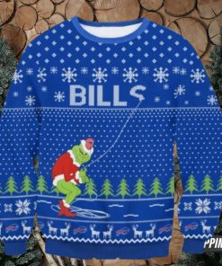 Nfl Buffalo Bills The Grinch Snowflakes Ugly Christmas Sweaters