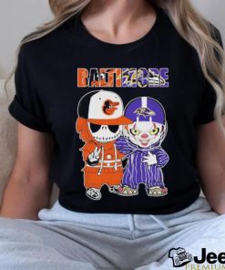 Official jack Skellington Baltimore Orioles And Pennywise Baltimore Ravens Baltimore City Shirt