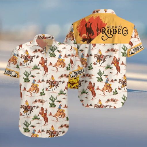 Wild West Rodeo Cowboy Hawaiian Shirt