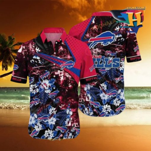 Buffalo Bills NFL Hawaiian Shirt Tropical Patterns Summer For Sports Fans NFL