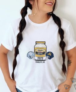 2 Team North Carolina Tar Heels Vs West Virginia Mountaineers At Dukes Mayo Bowl 2023 shirt