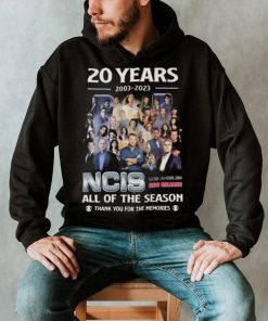 20 Years 2003 – 2023 NCIS All Of The Season Thank You For The Memories Shirt