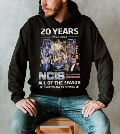 20 Years 2003 – 2023 NCIS All Of The Season Thank You For The Memories Shirt