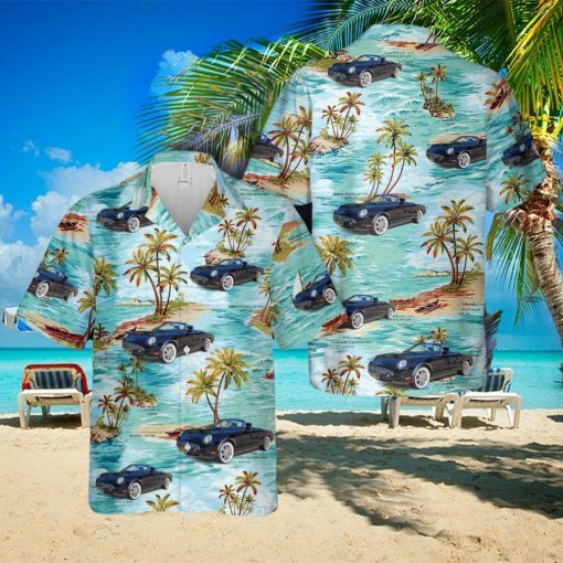 2003 Ford Thunderbird Convertible Hawaiian Shirt Aloha Summer