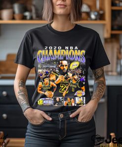 2020 NBA Champions Los Angeles Lakers retro shirt