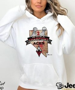 2022 2023 WNBA Champions Las Vegas Aces Back 2 Back Shirt