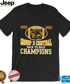 2022 2023 group 3 central back to back Champions logo shirt