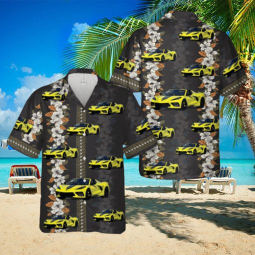 2022 Chevrolet Corvette IMSA GTLM C8.R Hawaiian Shirt