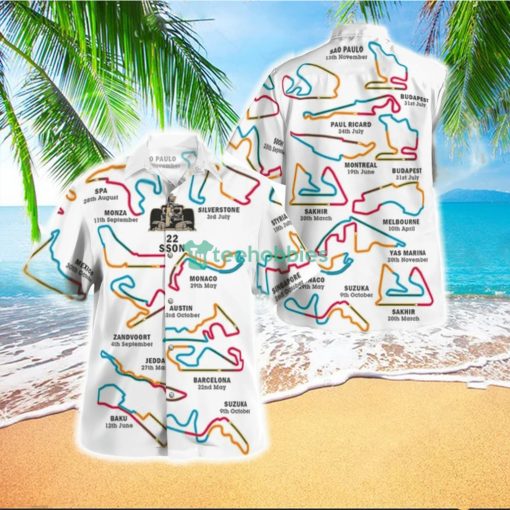 2022 Formula 1 Calendar Hawaiian Shirt Best Style For Men Women