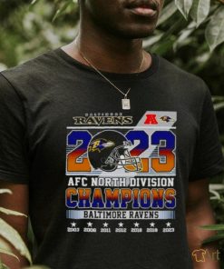 2023 AFC North Division Champions Baltimore Ravens shirt