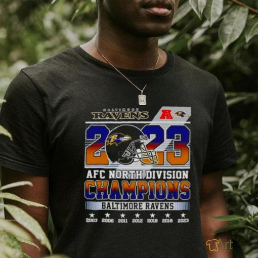 2023 AFC North Division Champions Baltimore Ravens shirt