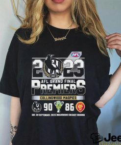 2023 AFL Grand Final Premiers Collingwood MAgpies 90 86 shirt