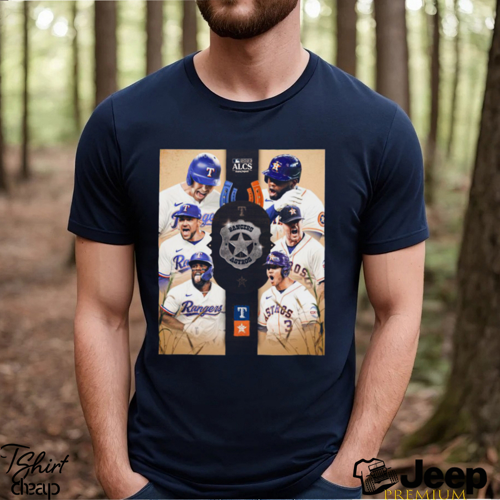2023 ALCS Texas Rangers vs Houston Astros shirt - teejeep