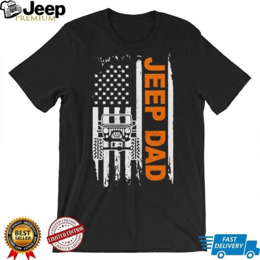 2023 American Flag Jeep Dad Shirt