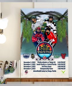 2023 Battle At The Beach At The Adventhealth Center Ice In Tampa Florida Home Decor Poster Canvas