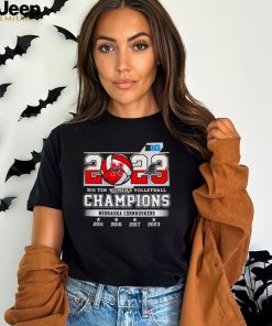 2023 Big Ten Women’s Volleyball Champions Nebraska Cornhuskers T Shirt