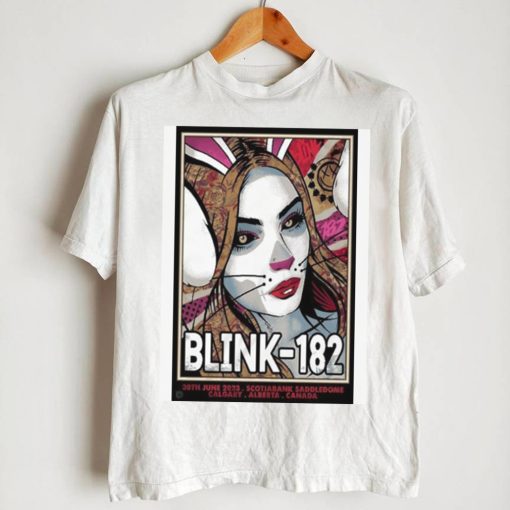 2023 Blink 182 Calgary, CA Event Poster T Shirt