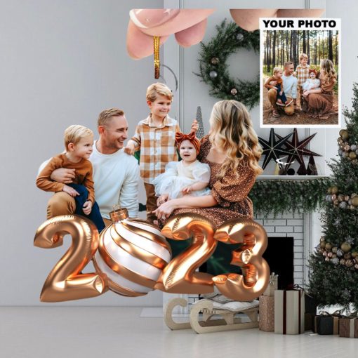 2023 Christmas Photo Ornament   Personalized Photo Mica Ornament   Christmas Gift For Family Member