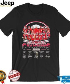 2023 College Football Playoff National Champions Georgia Bulldogs Signatures T Shirt