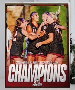 2023 Conference USA Womens Soccer Regular Season Champions Are NM State Soccer Home Decor Poster Canvas