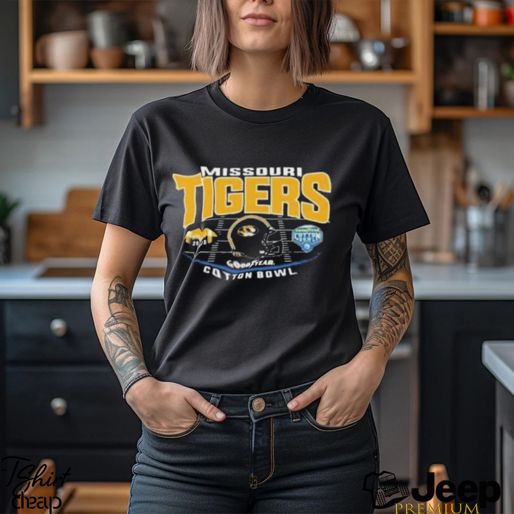 2023 Cotton Bowl Bound Missouri Tigers Helmet Unisex T Shirt - teejeep