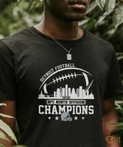 2023 Detroit Football Skyline Nfc North Champions T shirt