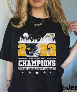 2023 Duke’s Mayo Bowl Champions West Virginia Mountaineers Skyline shirt