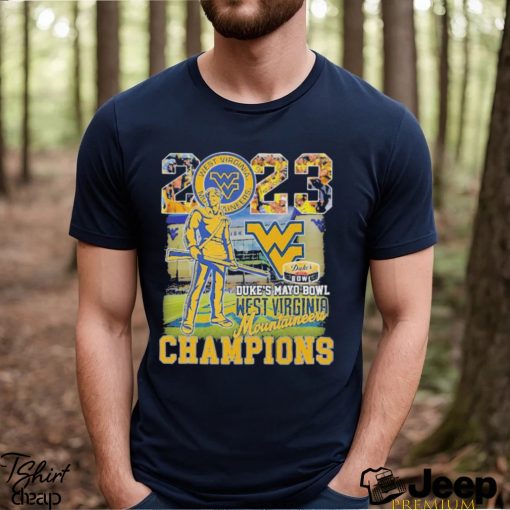 2023 Duke’s Mayo Bowl West Virginia Mountaineers Champions Shirt