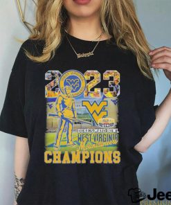 2023 Duke’s Mayo Bowl West Virginia Mountaineers Champions T Shirt