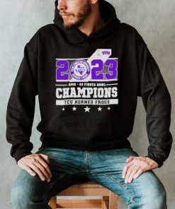 2023 Fiesta Bowl Champions Tcu Horned Frogs matchup shirt