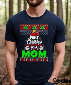 2023 First Christmas as a mom shirt