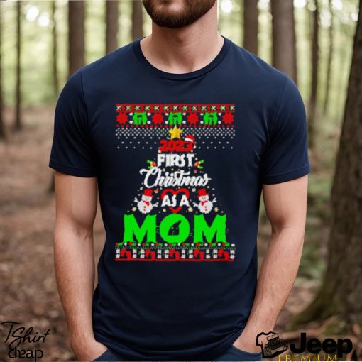 2023 First Christmas as a mom shirt