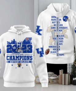 2023 Gator Bowl Champions Kentucky Wildcats Hoodie T Shirt