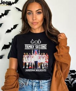 2023 God Family Second First Then Arizona Mens Basketball Team T Shirt