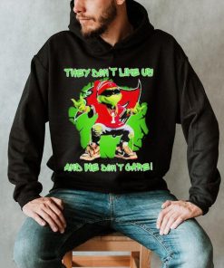 2023 Grinch Tampa Bay Buccaneers they don’t like us and we don’t care t shirt