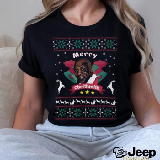 2023 Mike Tyson Merry Chrithmith Christmas Sweatshirt