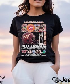 2023 Military Bowl Champions Virginia Tech Football 41 20 Tulane Shirt