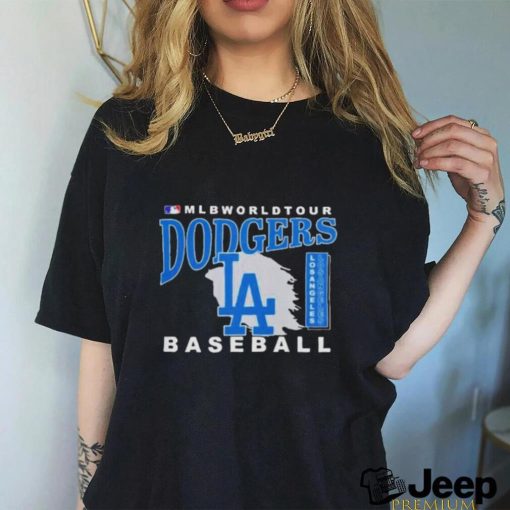 2023 Mlb World Tour Los Angeles Dodgers Baseball Logo Shirt