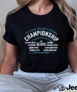 2023 NCAA Division II Football Championship Quarterfinals 8 Teams Shirt