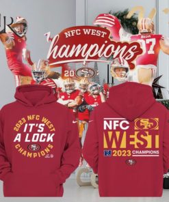 2023 NFL West Champions It’s A Lock San Francisco 49ers Hoodie, Longpants, Cap