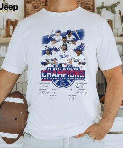 2023 NL West Division Champions 2023 MLB Los Angeles Dodgers skyline shirt  - teejeep