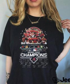 2023 National League Champions Arizona Diamondbacks Signature T Shirt