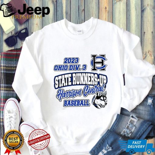 2023 Ohio Diy 3 State Runners up Harrison Central Baseball shirt