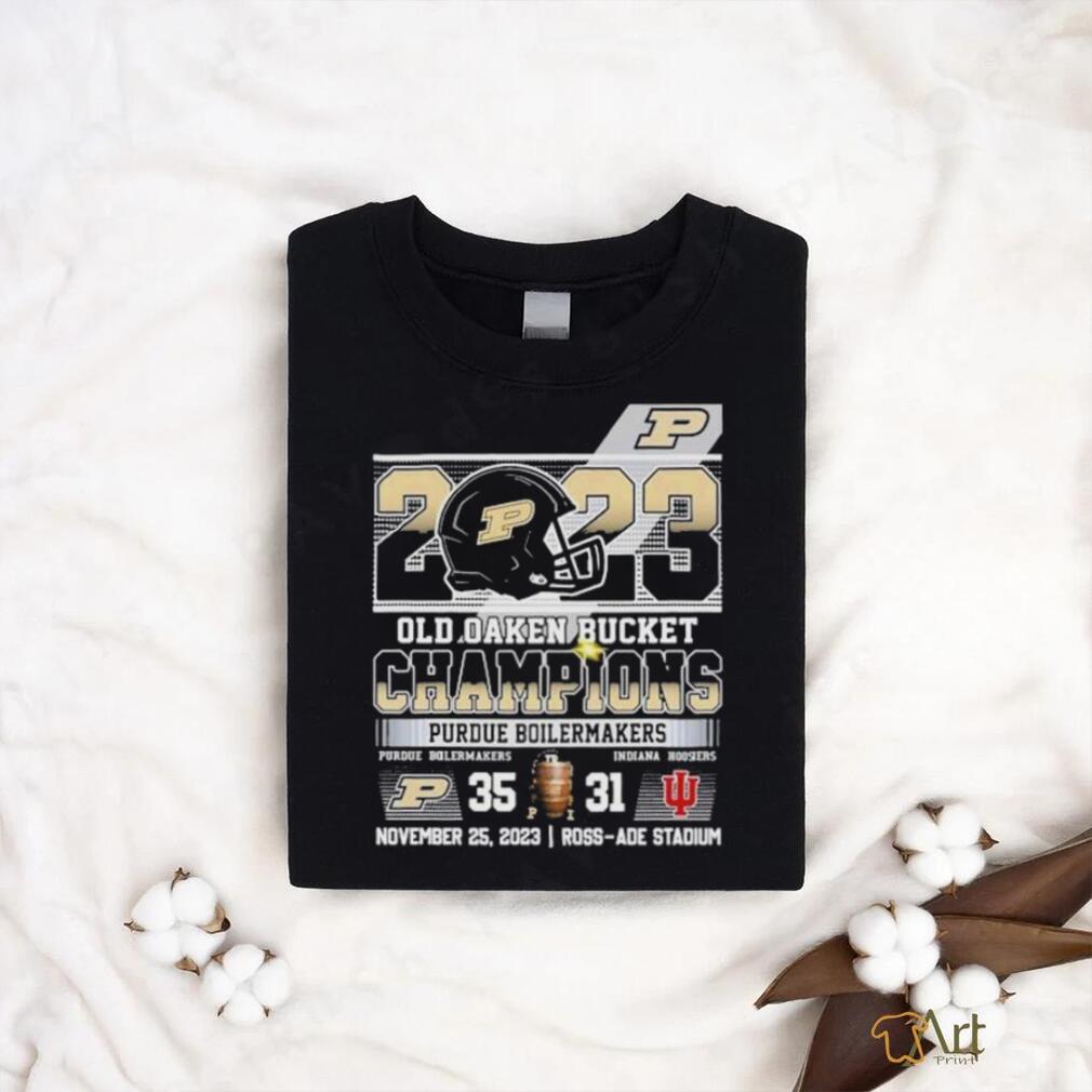 2023 Old Oaken Bucket Champions Purdue Boilermakers 36 – 31 Indiana Hoosiers T shirt