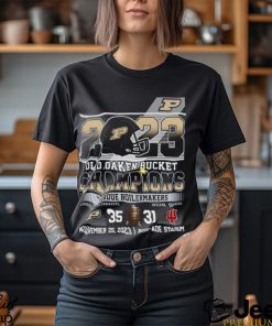 2023 Old Oaken Bucket Champions Purdue Boilermakers 36 – 31 Indiana Hoosiers November 25, 2023 Ross Ade Stadium T Shirt