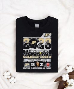 2023 Old Oaken Bucket Champions Purdue Boilermakers 36 – 31 Indiana Hoosiers T shirt