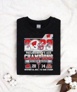 2023 Paul Bunyan’s Axe Champions Wisconsin Badgers 28 – 14 Minnesota T shirt