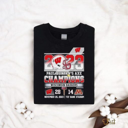 2023 Paul Bunyan’s Axe Champions Wisconsin Badgers 28 – 14 Minnesota T shirt