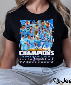 2023 Premier League Champions Manchester City FC signature shirt